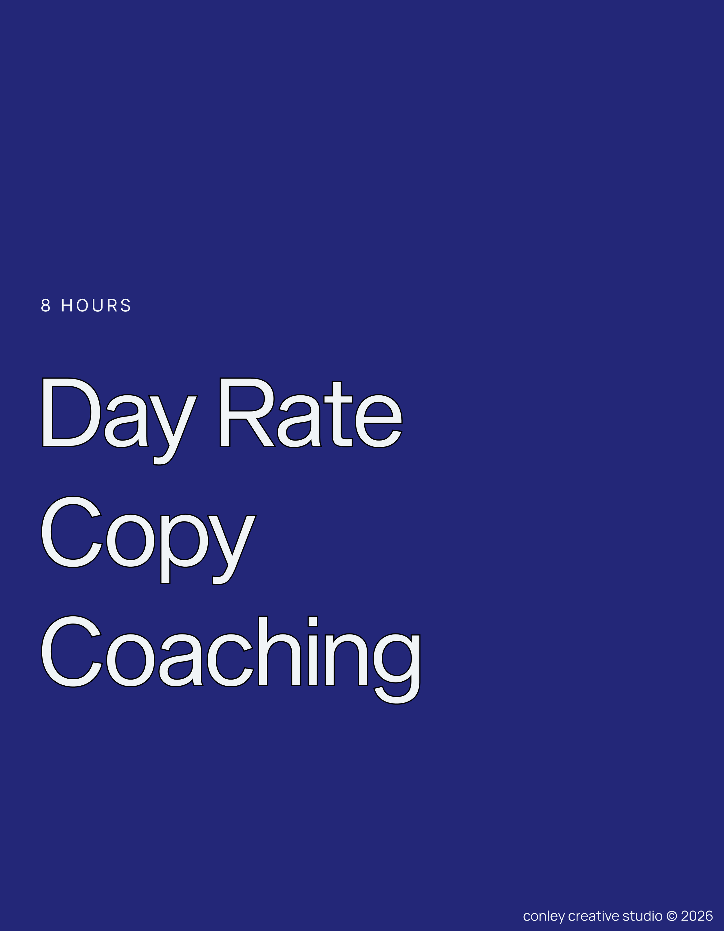 Day Rate ~ Copy Coaching (8hrs)