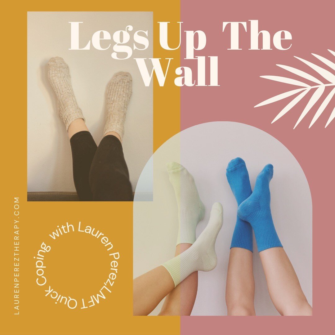 Let me let you in on a quick tip to reduce stress even when you are too busy for self-care! Legs up the wall is one of the many inversion poses practiced in Yoga. Not only does it improve circulation, but research shows it can help to reduce stress a