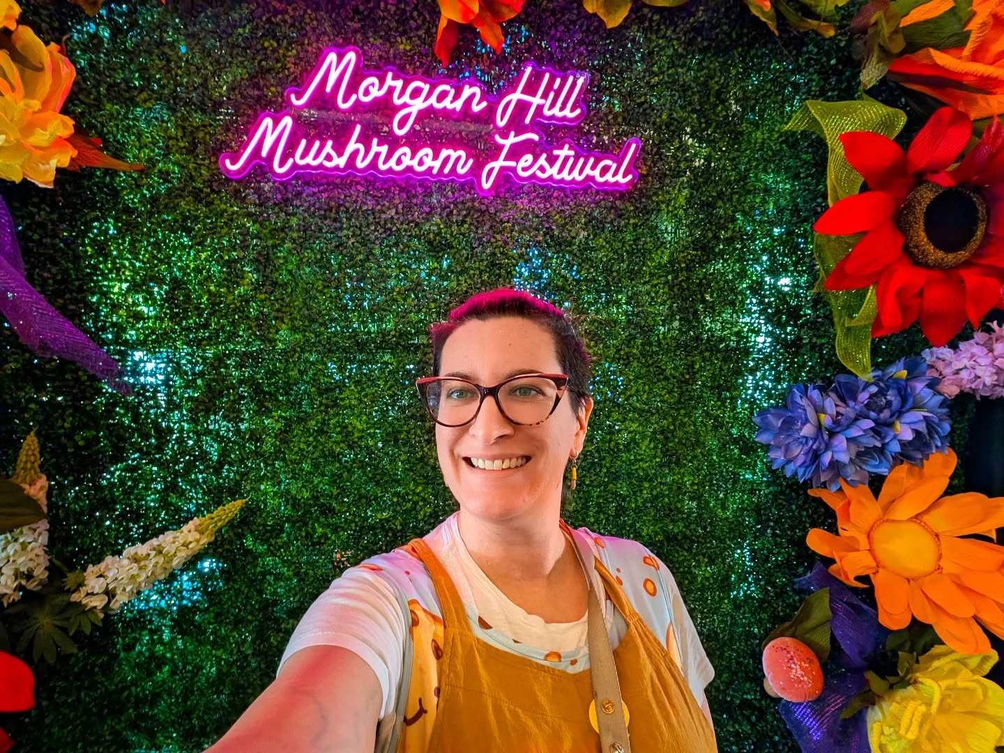 🍄 Good morning! 🍄
Day 2 at the @mhmushroommg 
Come out and enjoy the beautiful weather and live music! 
($20 admission for ages 15+)
Find us inside the Community Center across from the Amphitheater stage.
▪️
#morganhill #southbay #southbayevents #m