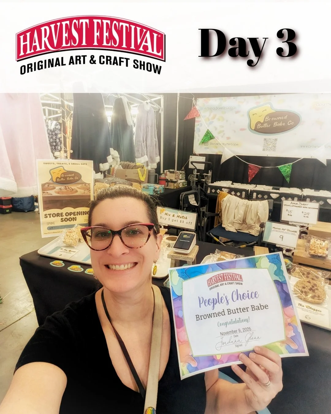 🏅 People's Choice Award 🏅
Y'all we won the People's Choice Award @originalharvestfestival ‼️ Thank you soooo much for all of y'all who voted; this is totally unexpected! ☺️😁
🗓️ Today, Sun 11/9 | 10am - 4pm
📍 Santa Clara County Fairgrounds 
🎟️$9