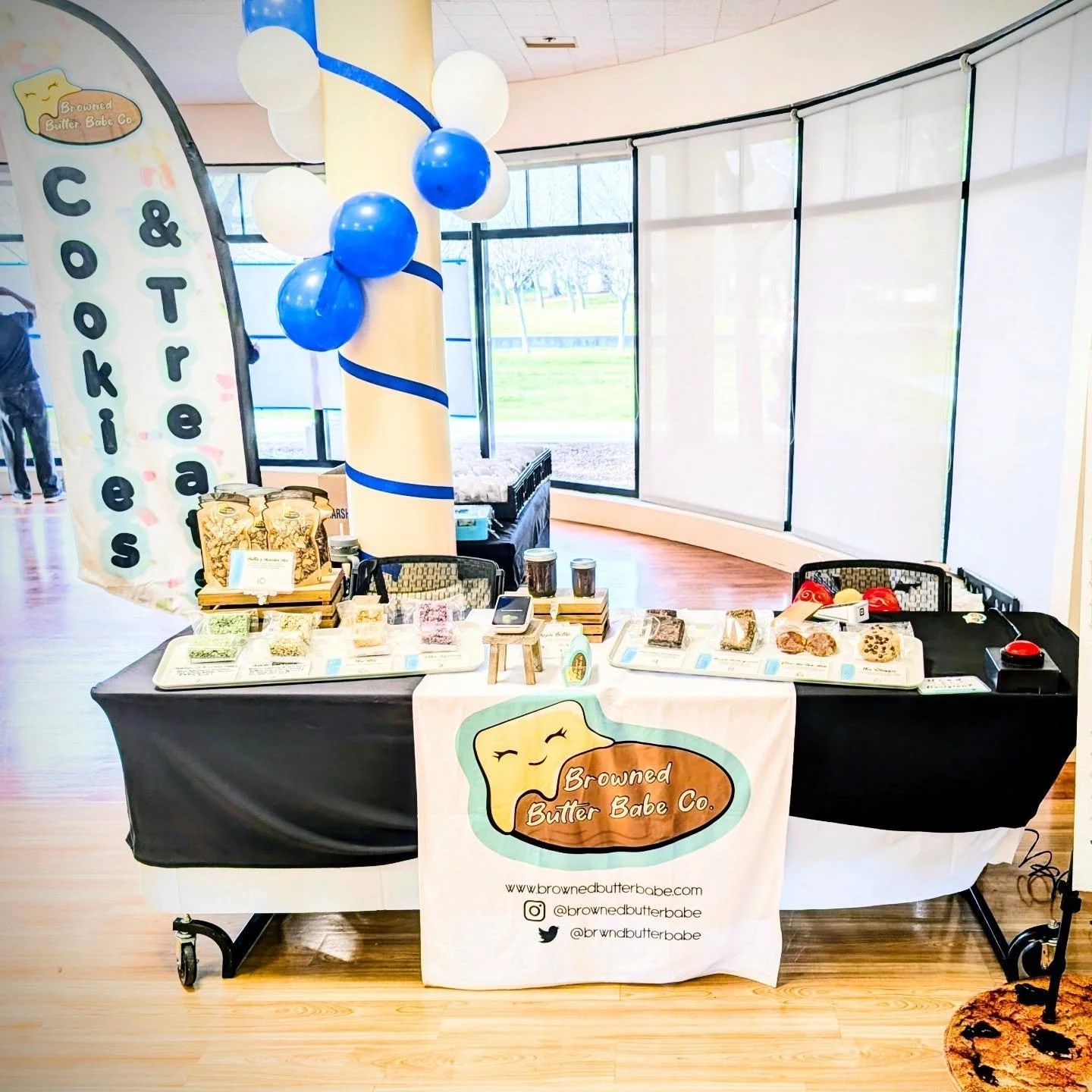 Come out and support @tino.fbla Global Village night at the Quinlan Center. 
We're introducing 2 NEW rice crispy treat flavors:
⬛ Good Fortune - black sesame &amp; browned butter rice crispy treat
🚫🧊 Abolish ICE Crispy Treat - a blue raspberry flav