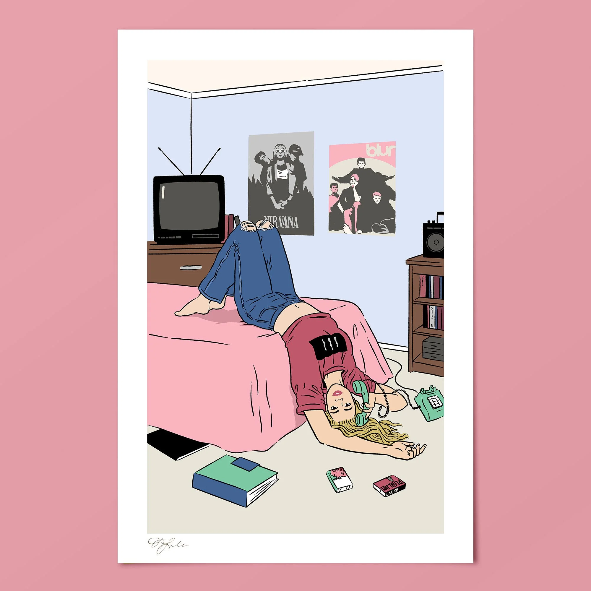 Phone Date digital print