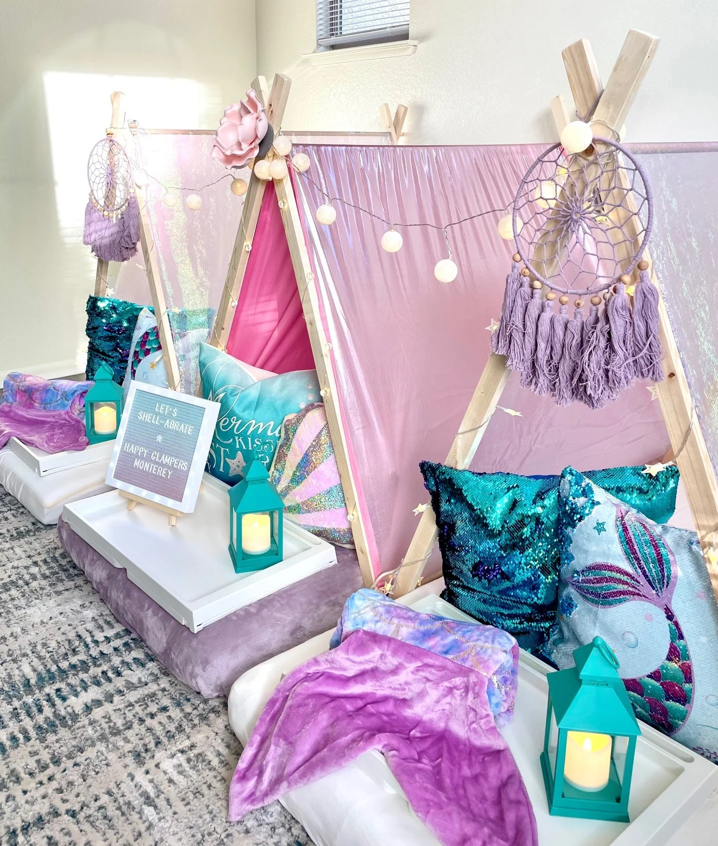 mermaid sleepover party