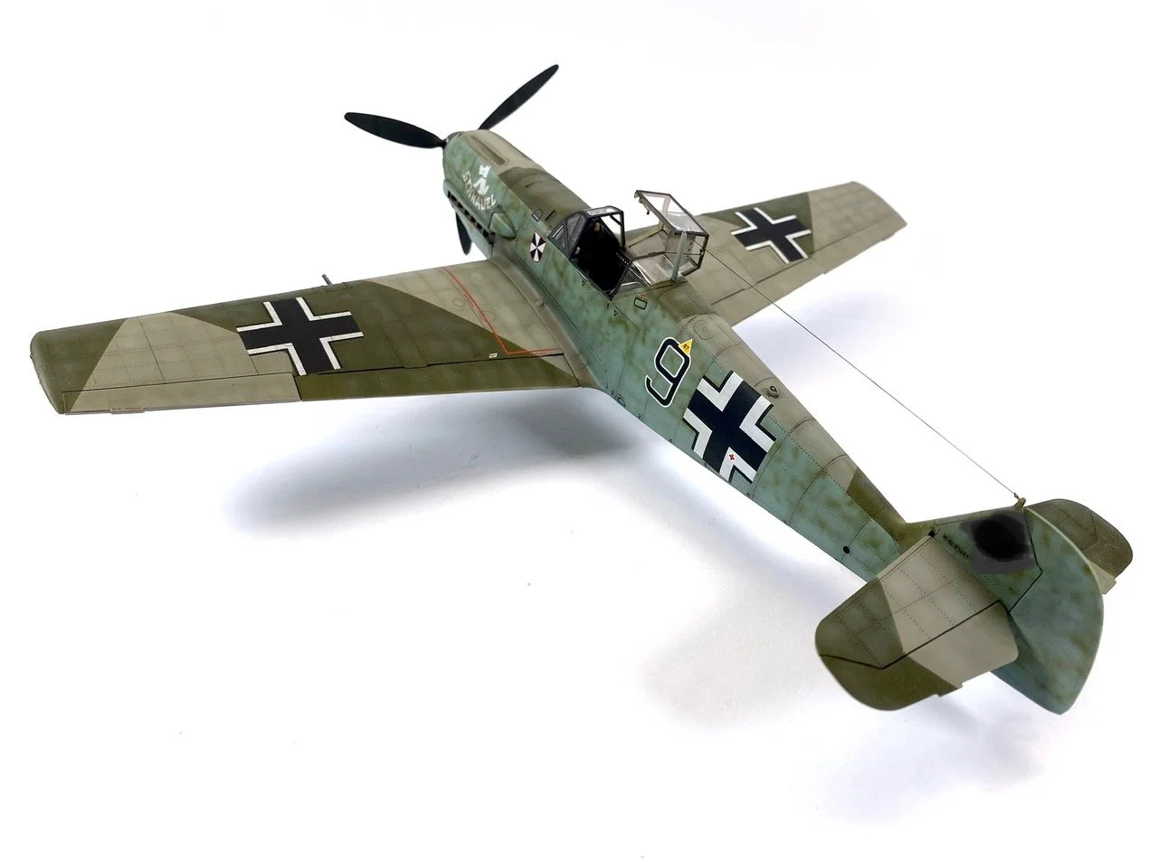 Bf109E-45.JG 3, Black 9 - 1940 Trumpeter 1/32‘Schnauzel’