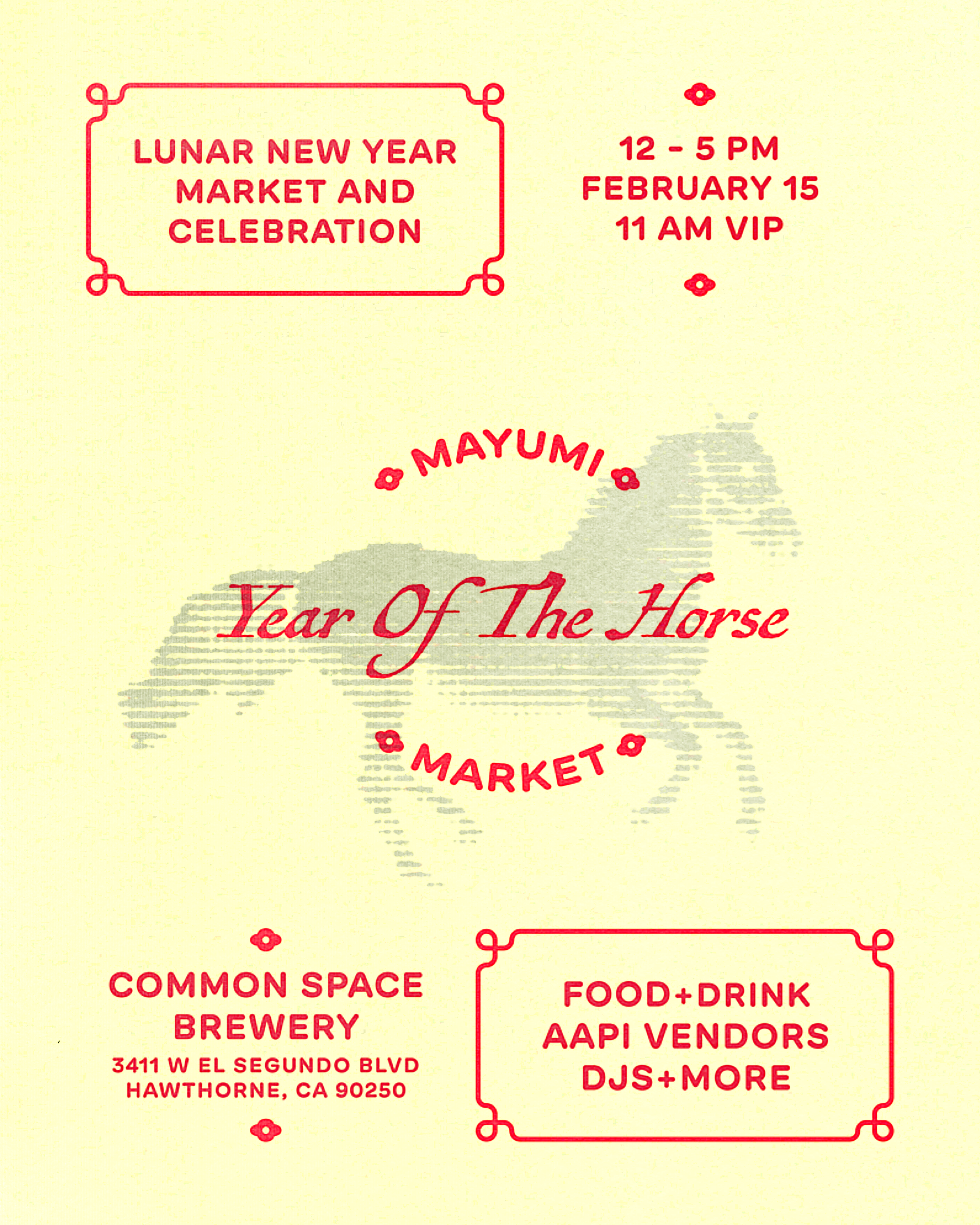 MAYUMI Market - Year of the Horse