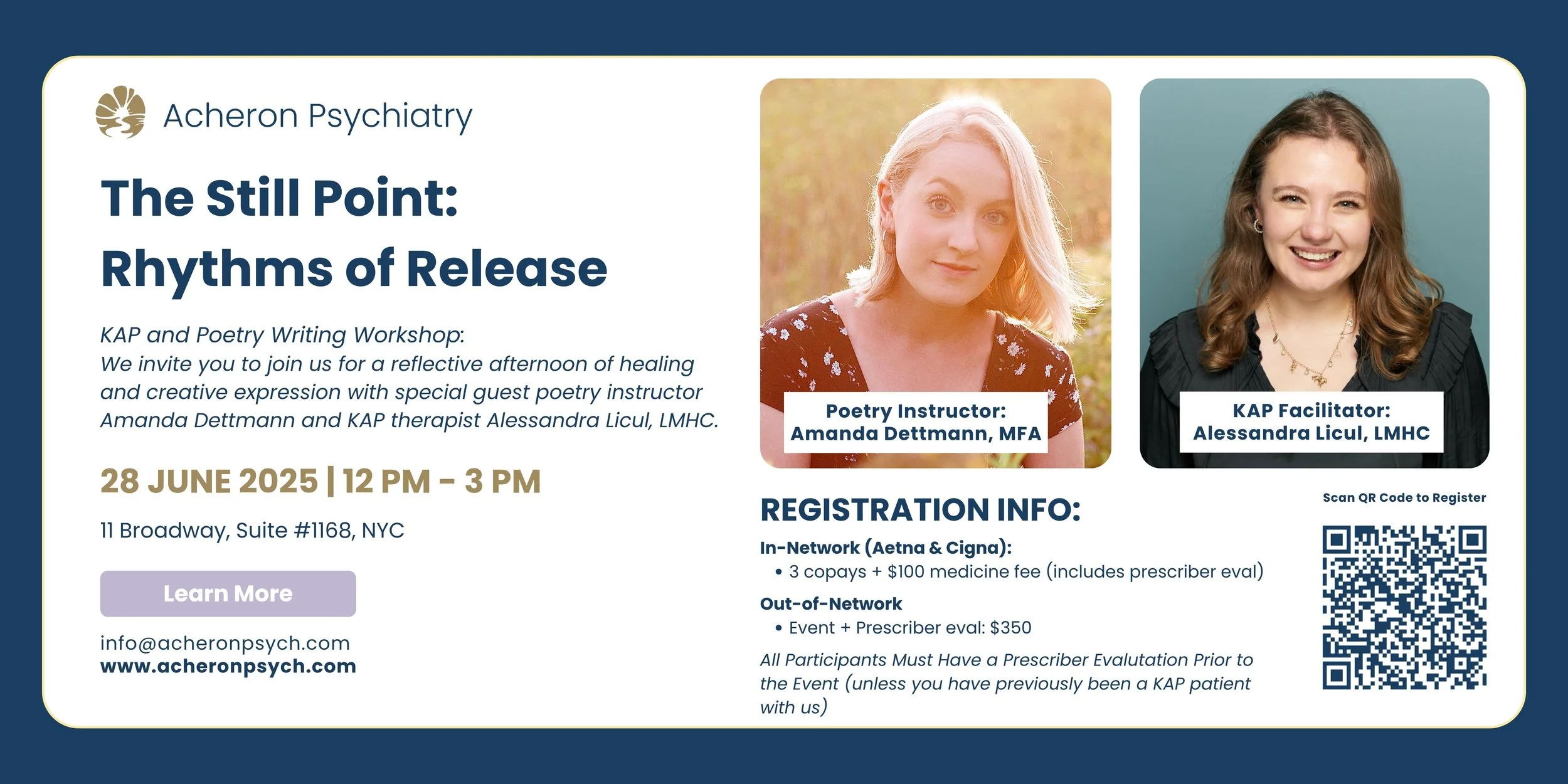 The Still Point: Rhythms of Release - A Writing & KAP Workshop for Inner Exploration