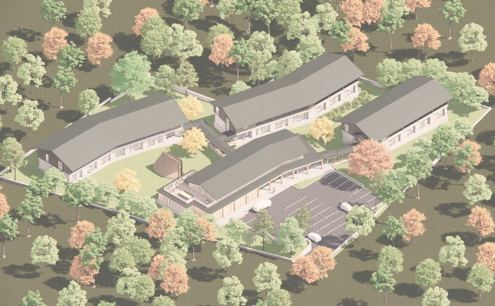 Echoland — clubhouse render