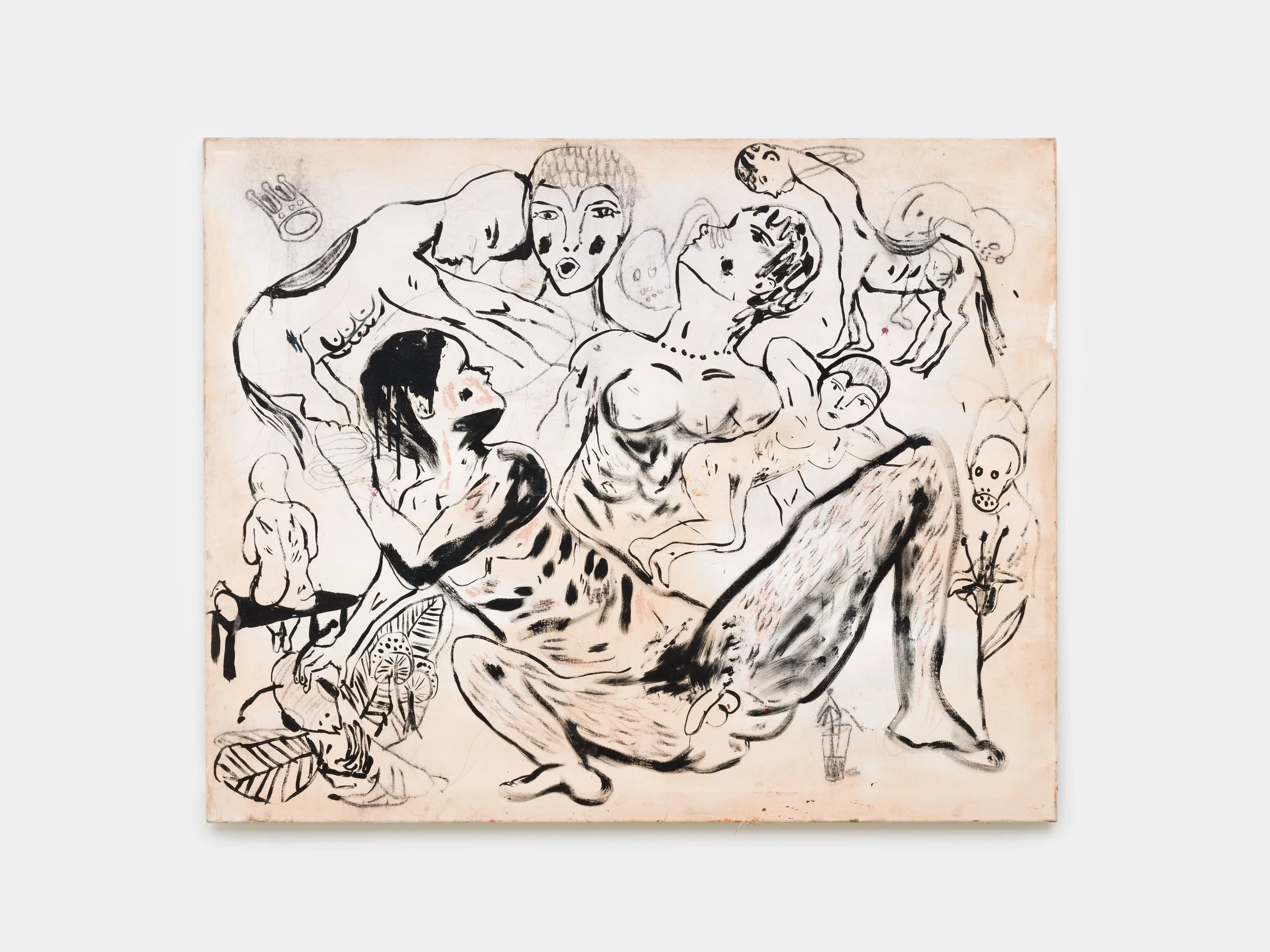 Morph, 2025
Ink, oil and acrylic on canvas
130 x 160 cm