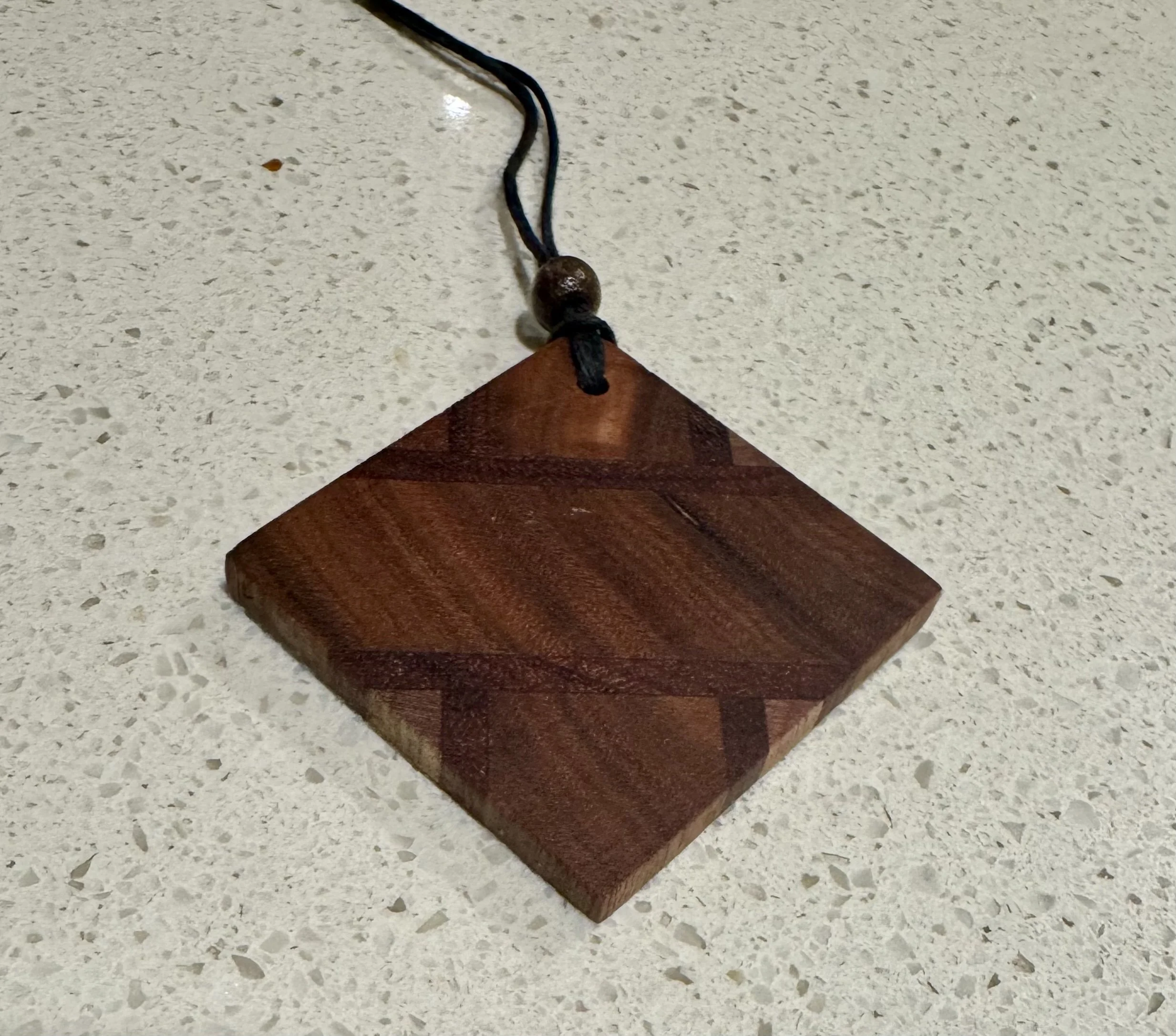 Woven Block Necklace