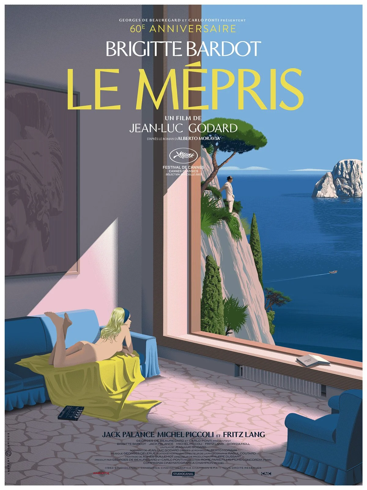 Le mépris Godard Affiche