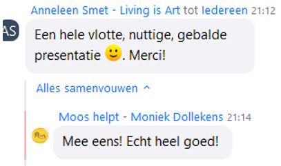 Powerwoorden copywriting webinar - Anneleen & Moniek