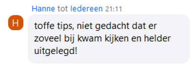 Powerwoorden copywriting webinar - Hanne