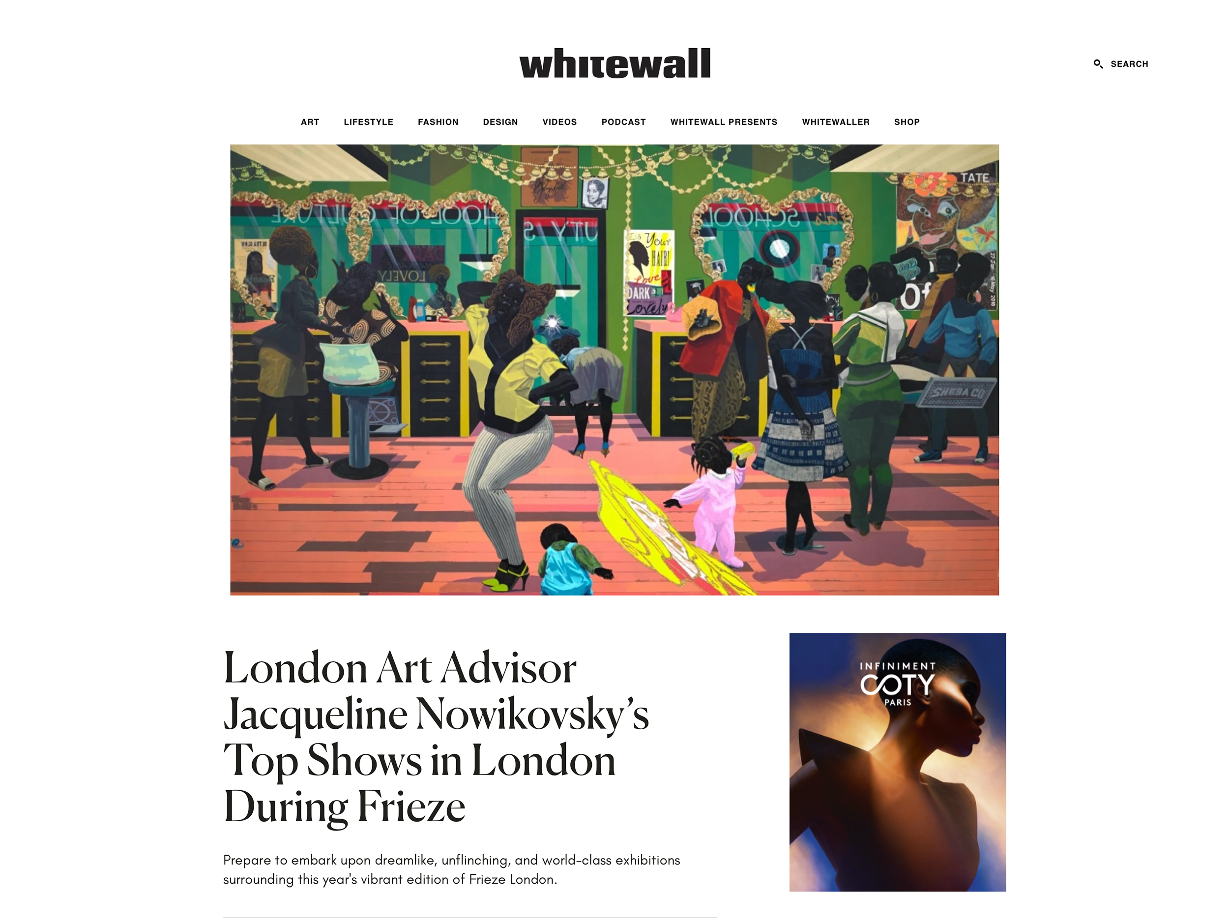 London Art Advisor Jacqueline Nowikovsky’s Top Shows in London During Frieze