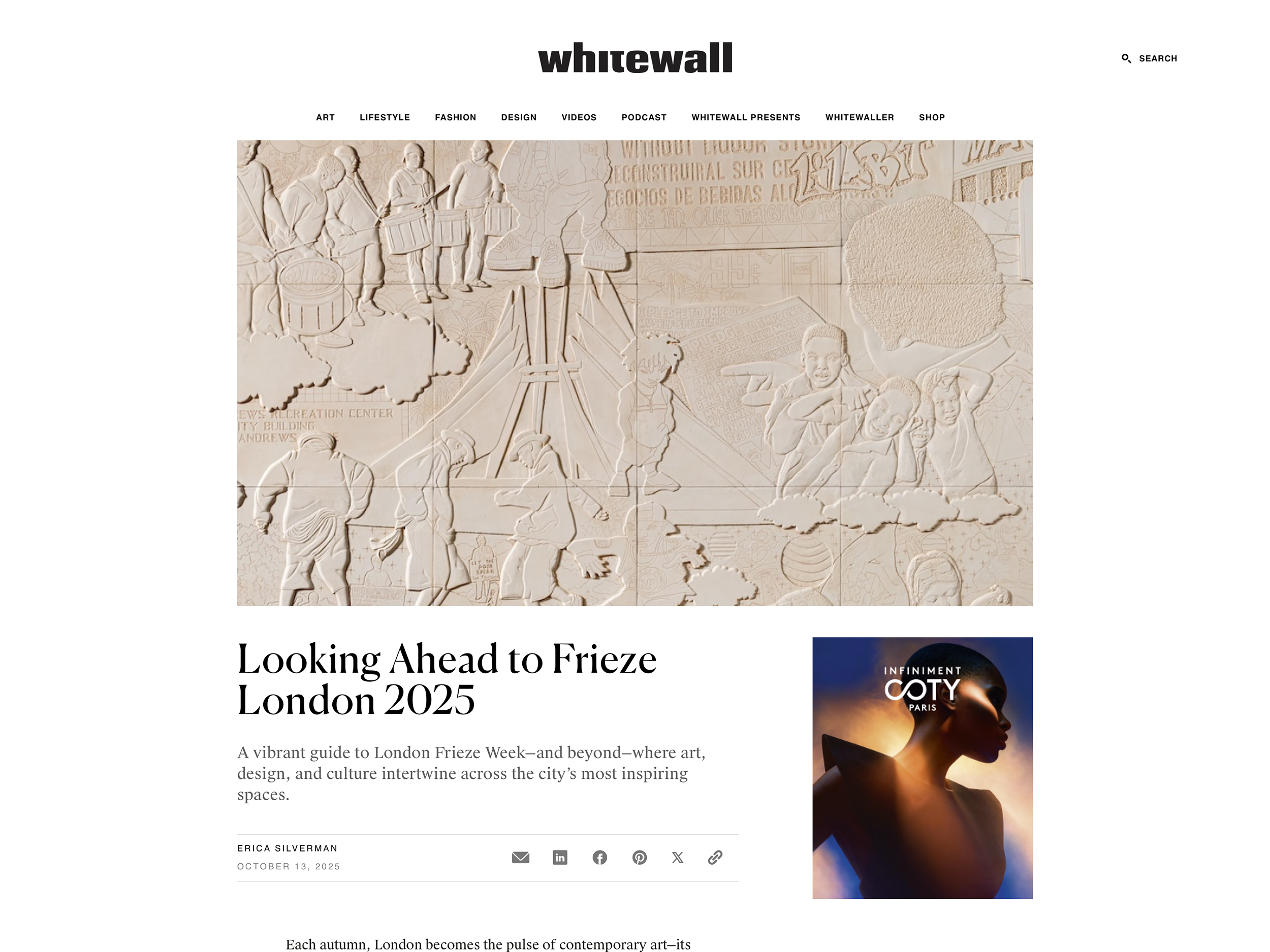 Looking Ahead to Frieze London 2025