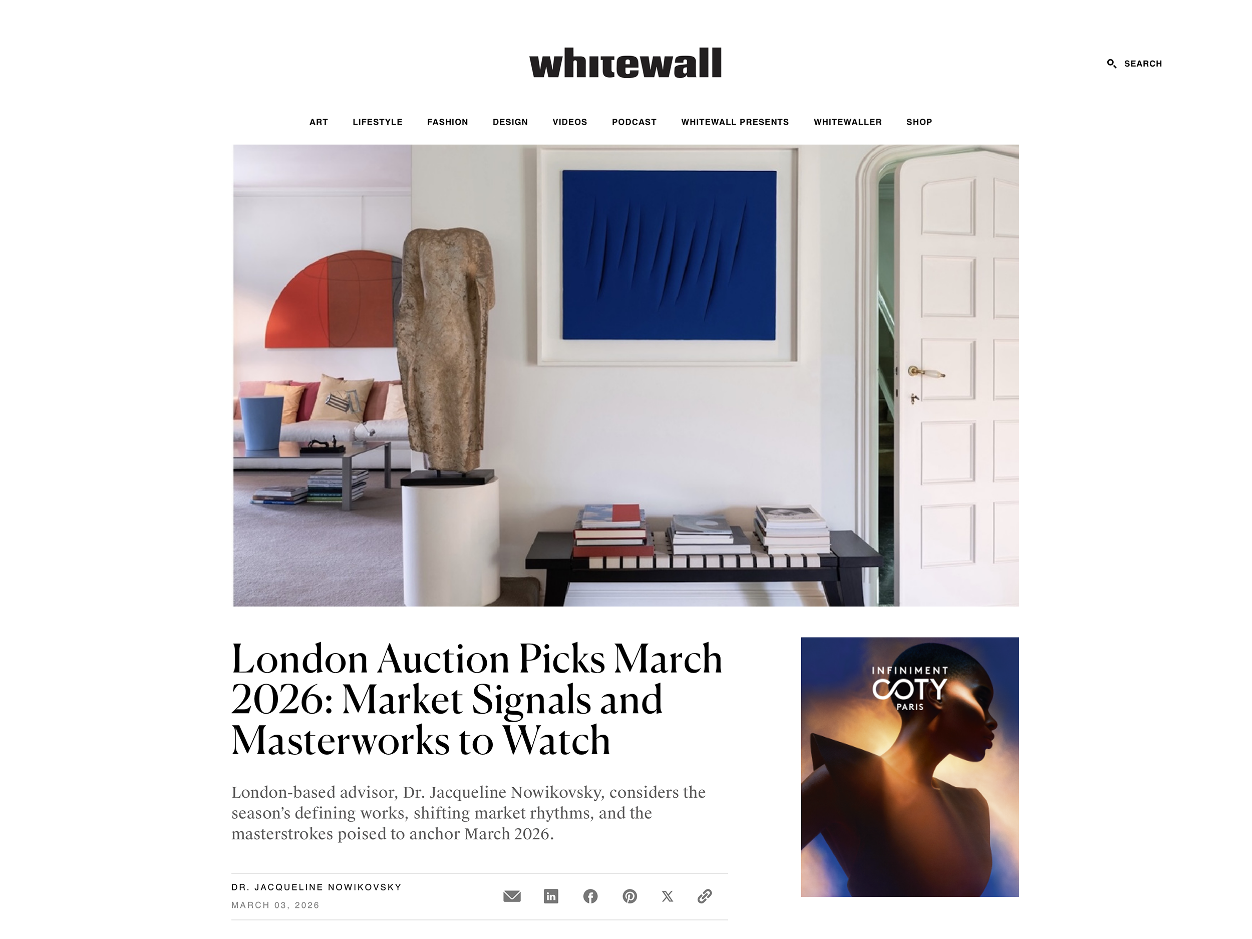 London Auction Picks March 2026: Market Signals and Masterworks to Watch