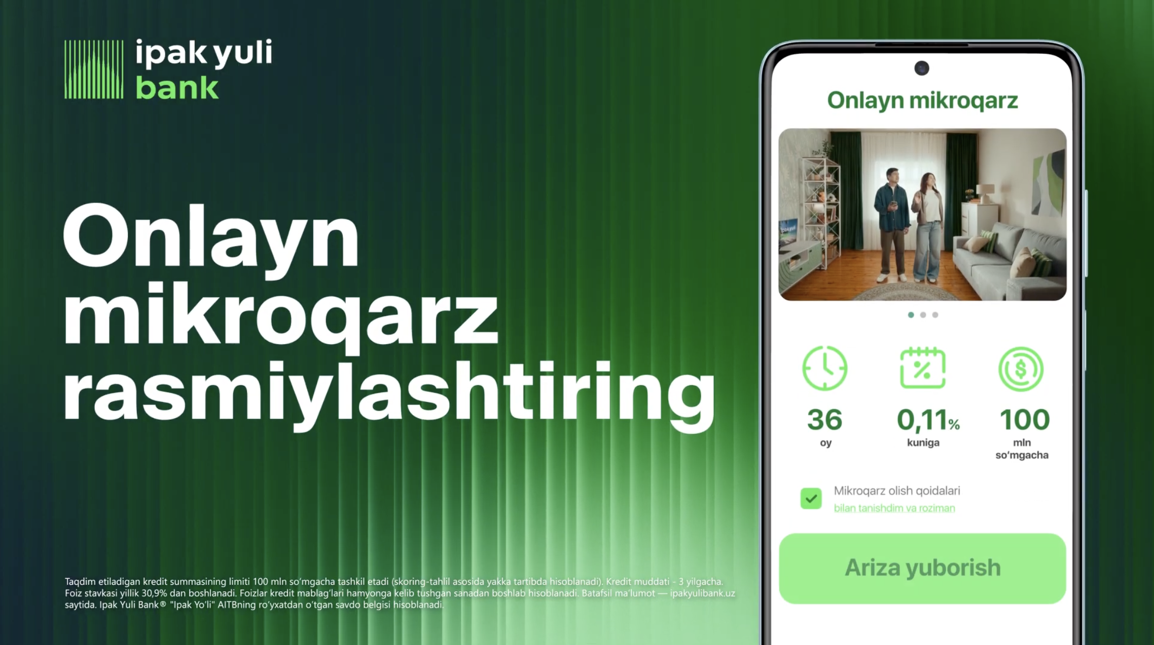 Ipak Yuli Bank - Onlayn mikroqarz