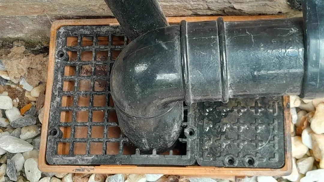 Drain jetting has been completed to clear the kitchen gulley.