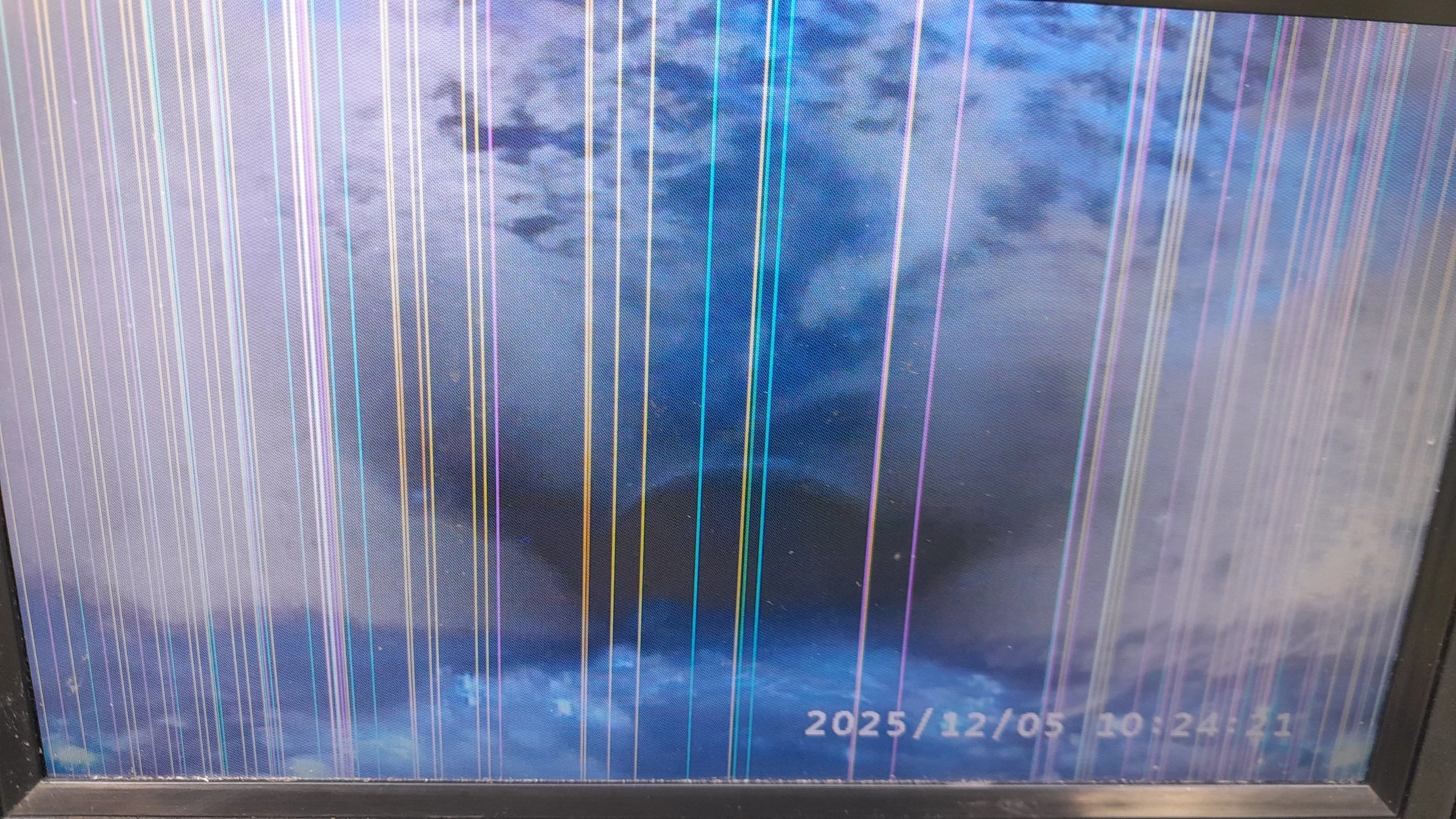 CCTV drain survey in progress to locate blockage site position.