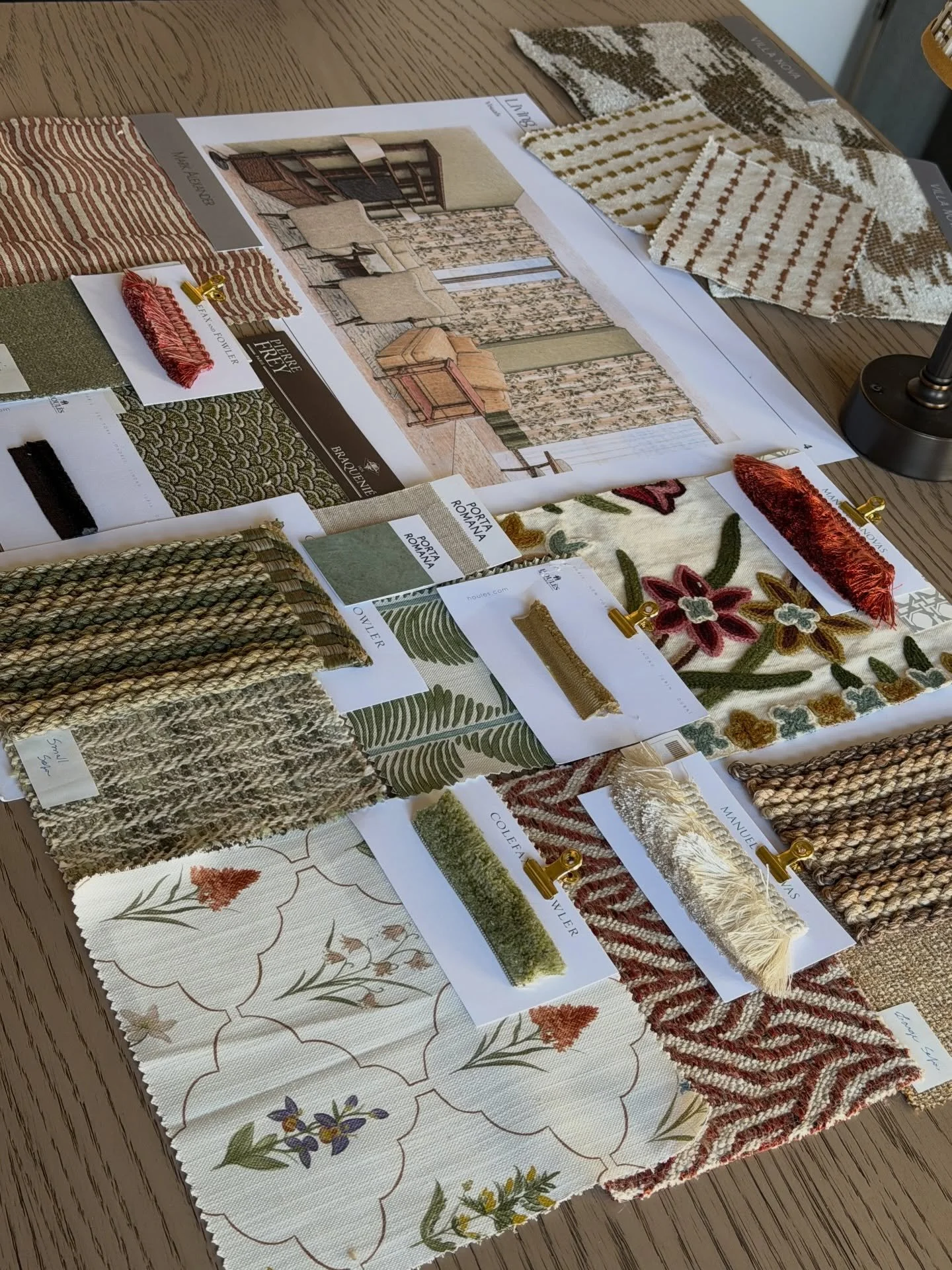 So satisfying seeing a scheme coming together on my first project in the UAE.