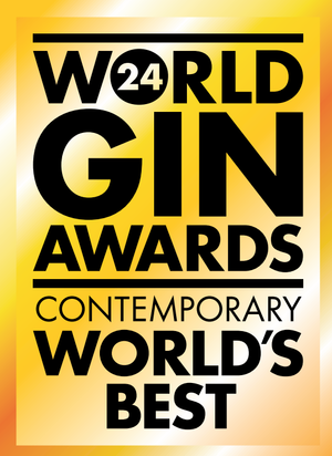 World's Best Contemporary Gin award badge