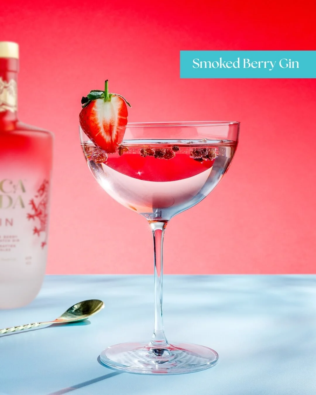 The Red Dragon gin cocktail