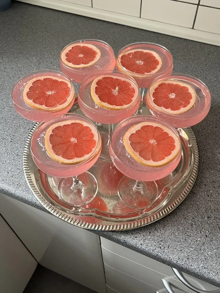 pink gin cocktails