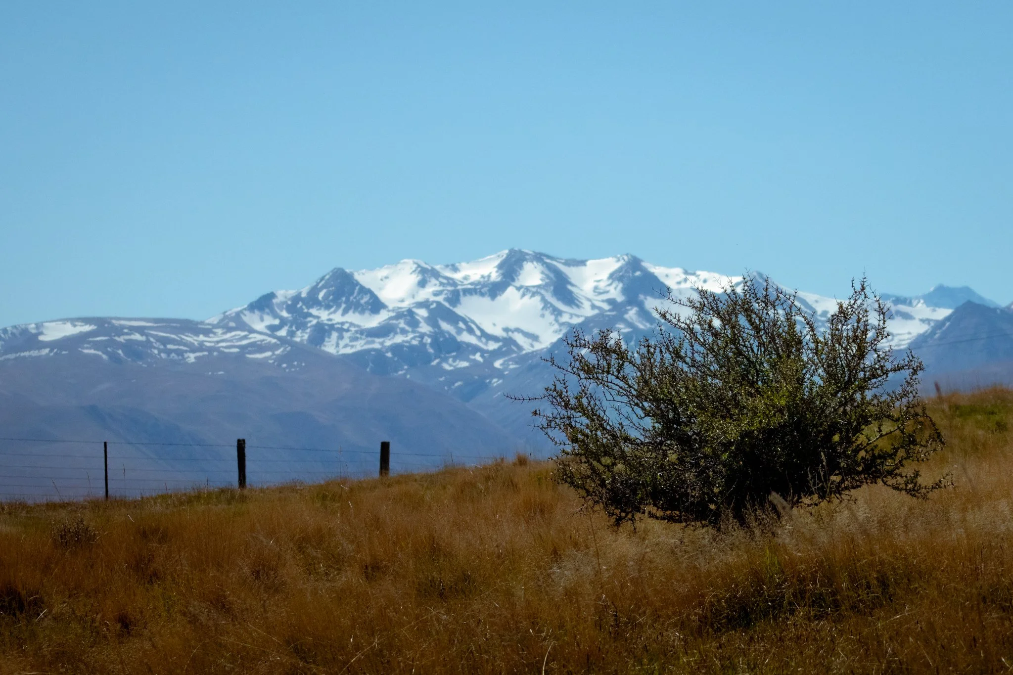 Snow capped mountains 