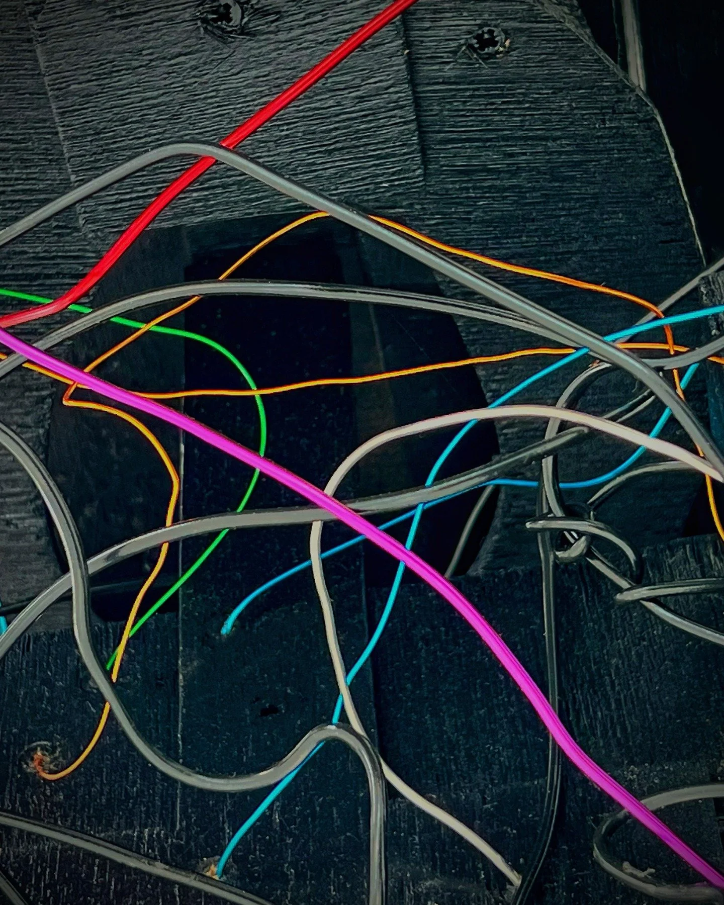 The Modern Institute (Glasgow), Jim Lambie, 'Hot Foam'. A few snaps from the exhibition (not commissioned). I don't know how but I hadn't been to this gallery before; great space &amp; great exhibition. #themoderninstitute #jimlambie