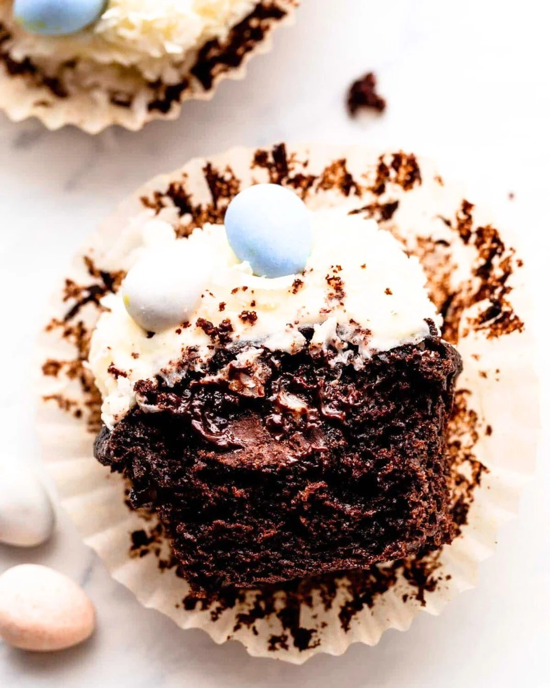 A little Easter tradition from our family to yours. 🐣

Every holiday gathering needs that one dessert everyone hopes will show up&mdash;and in our family, it&rsquo;s these chocolate ganache cupcakes. Rich chocolate cake topped with silky ganache and