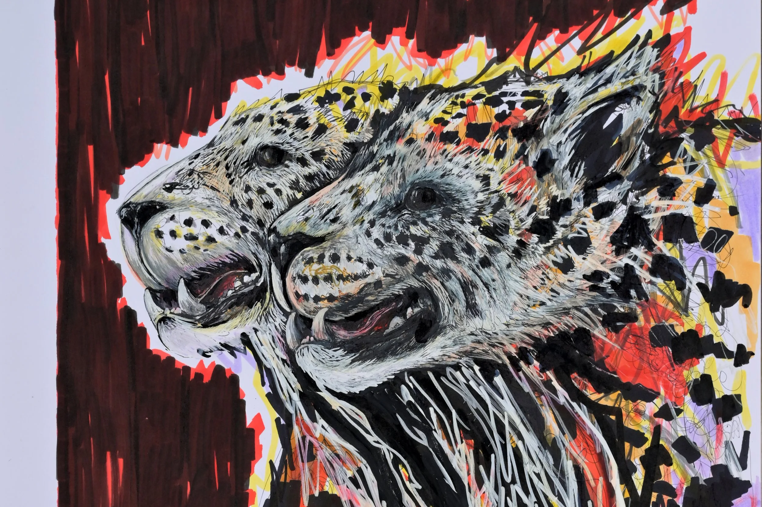"Si t'avais été un mec, je t'aurais cassé la gueule”
- Dessin - 29,7x42 cm.