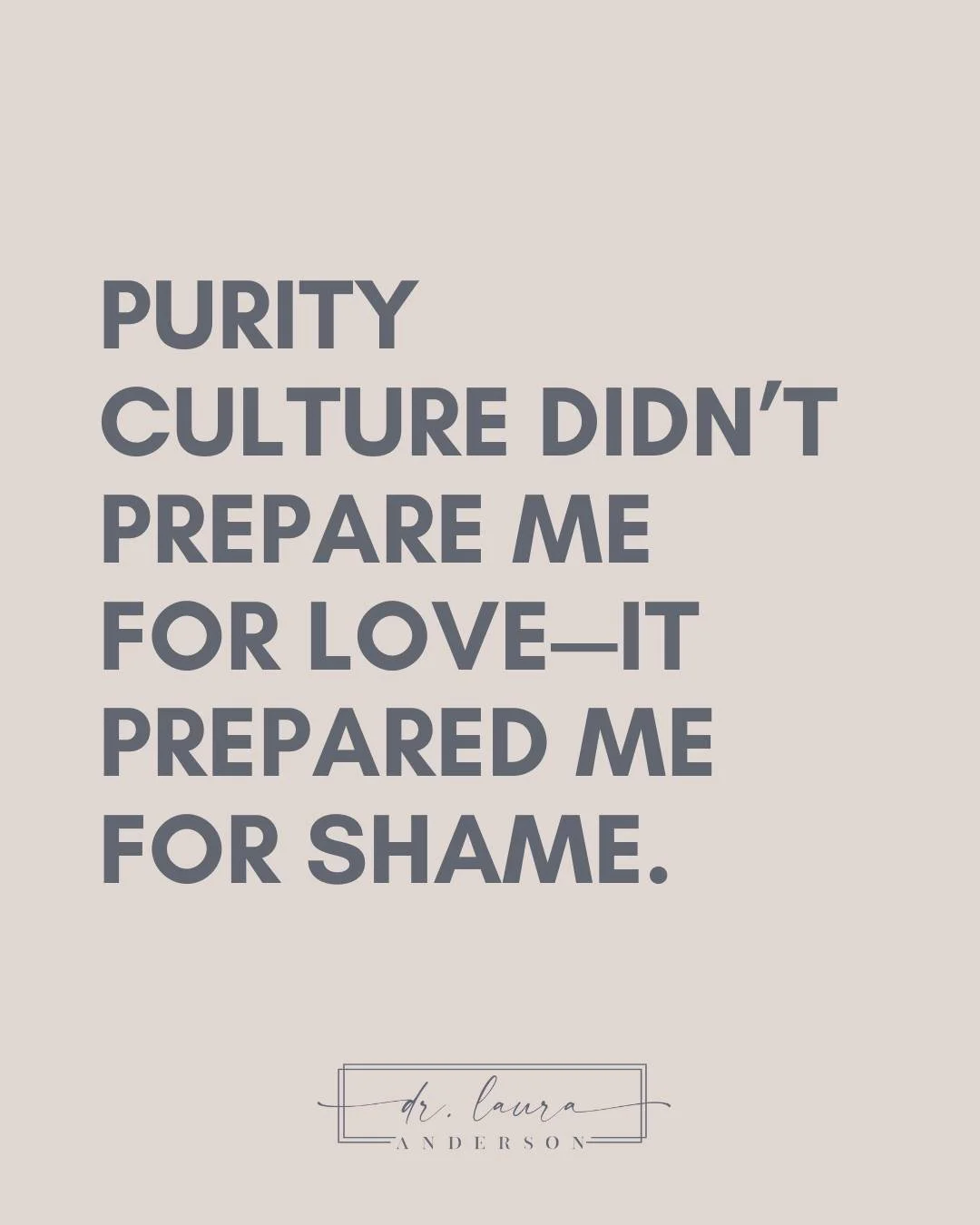 In purity culture, you were told a lot of things about your body, your worth, your sexuality.

But healing means rewriting the script. It means recognizing that love isn&rsquo;t built on fear, shame, or silence.

It&rsquo;s built on consent. Trust. T