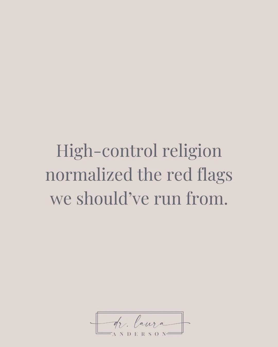 When you grow up believing that:

▪️Jealousy is love
▪️Submission is obedience
▪️Suffering is spiritual
▪️Boundaries are rebellion

You&rsquo;re less likely to spot abuse when it comes cloaked in romance.

Purity culture didn&rsquo;t prepare you for 