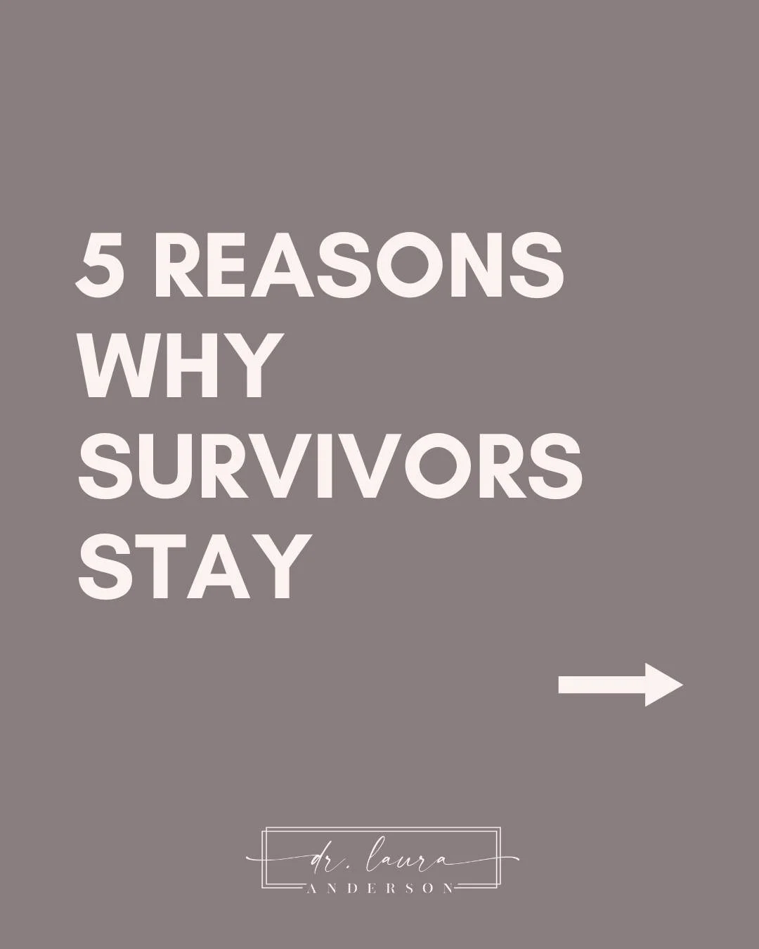 Survivors stay for reasons that are complex and often invisible. When faith, fear, and survival collide&mdash;it&rsquo;s not weakness. It&rsquo;s conditioning. And no one should have to prove they were hurt to be taken seriously.

#narcissisticabuse 