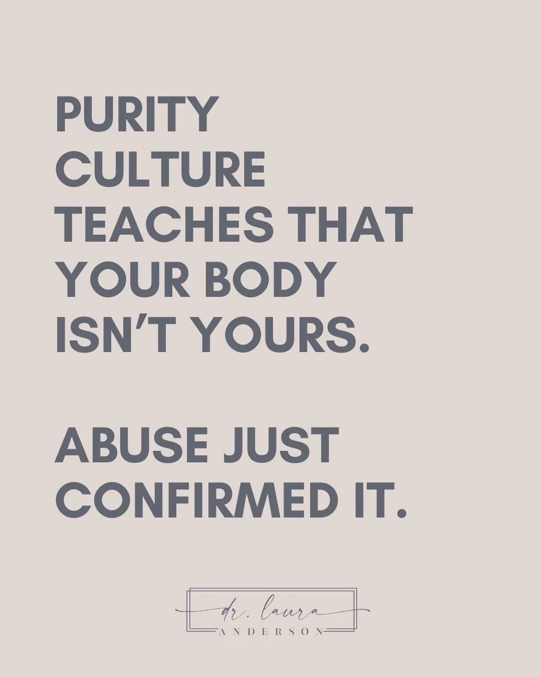 When you&rsquo;re raised to believe:
▪️Your body belongs to God, your husband, or your future spouse
▪️Saying no is &ldquo;withholding&rdquo;
▪️Sexuality is dangerous unless tightly controlled

You&rsquo;re more vulnerable to abuse.

Not because you&