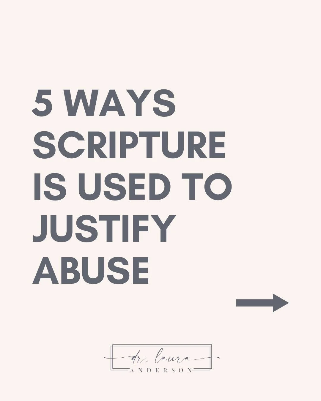 When sacred texts are used to control rather than connect... that&rsquo;s not spirituality. That&rsquo;s abuse in religious language.

These verses, when ripped from context, become tools of manipulation.

If this was your experience, you&rsquo;re no