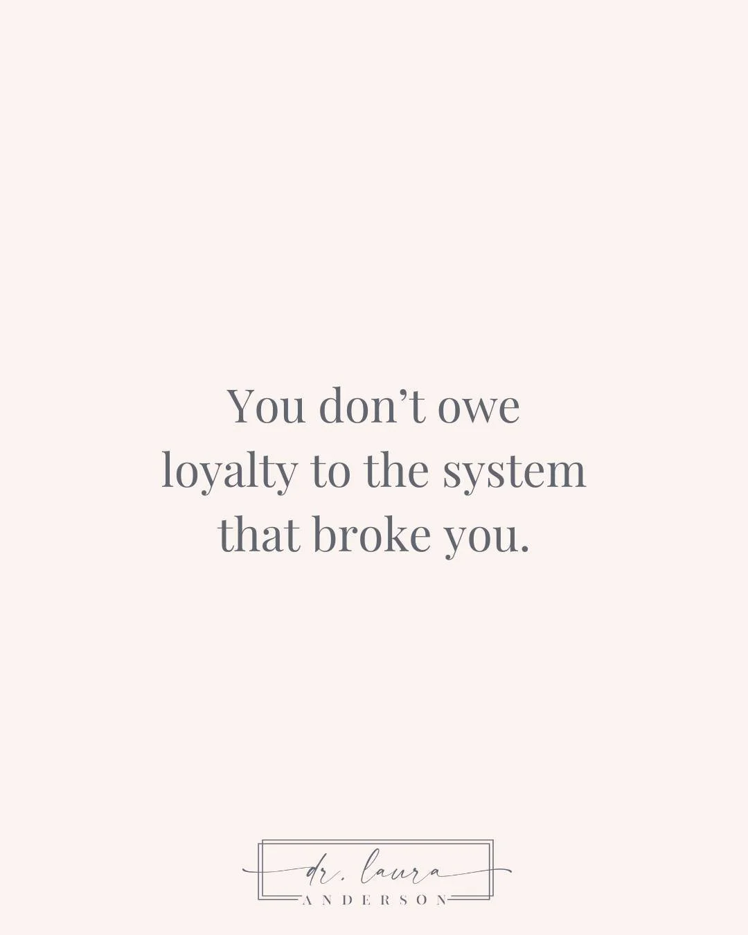 They told you loyalty was a virtue.
That questioning was rebellion.
That obedience was the only path to safety.

But here&rsquo;s what they didn&rsquo;t say...

Loyalty that costs you your wellbeing is not spiritual maturity. It&rsquo;s self-abandonm