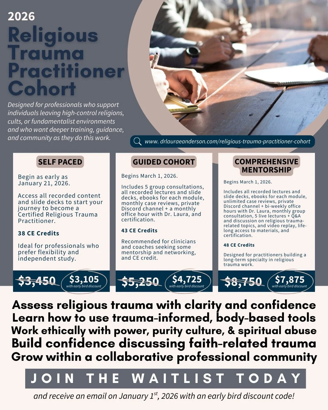 Religious trauma work is nuanced. It lives at the intersection of identity, attachment, power, culture, and the nervous system. Many clinicians and coaches are already encountering it in their work, often without formal training, shared language, or 