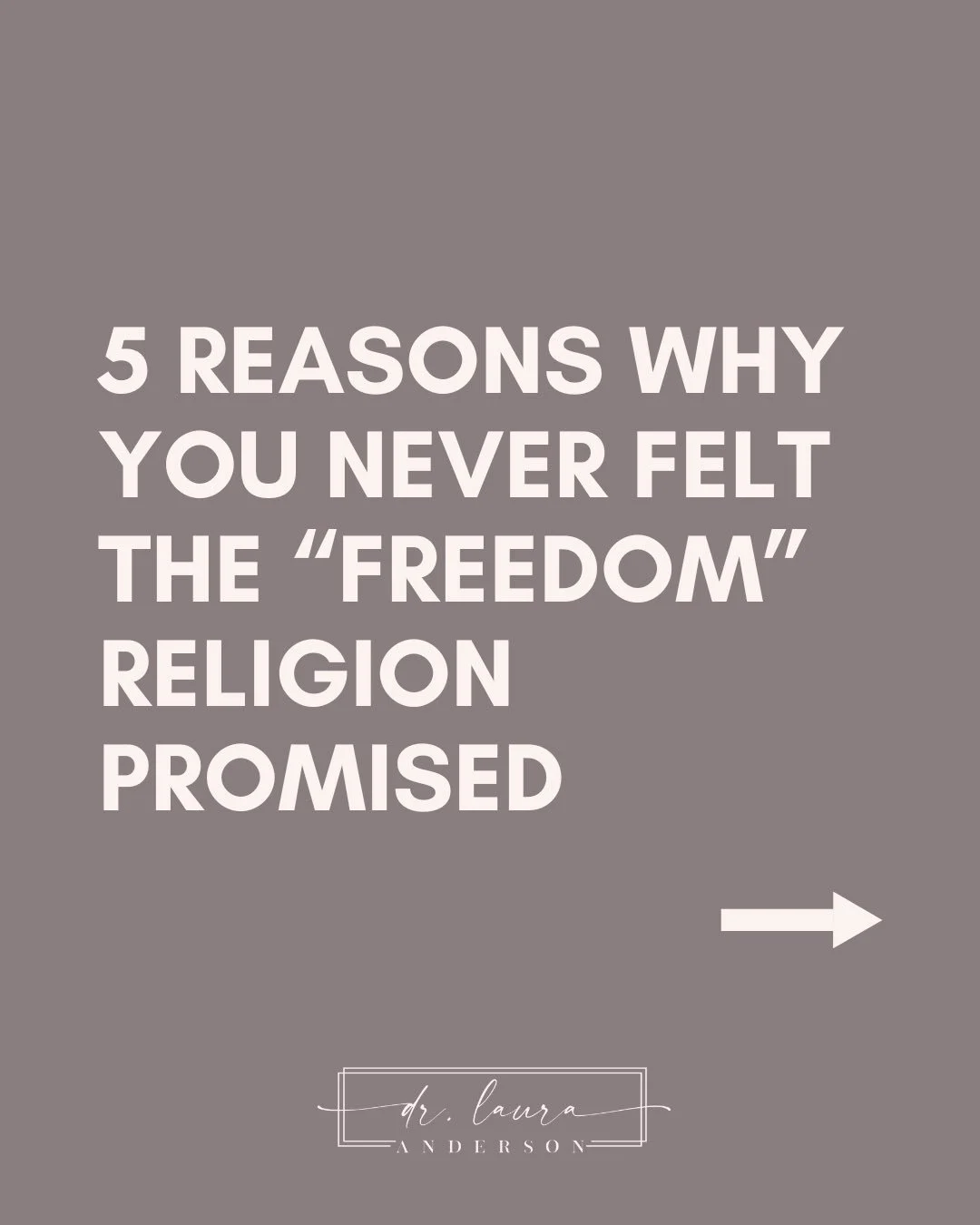 High-control religion often promises freedom while operating through fear and constraint.

So when people leave, they&rsquo;re often confused by one thing:
Why doesn&rsquo;t this feel liberating?

Because the nervous system doesn&rsquo;t experience f