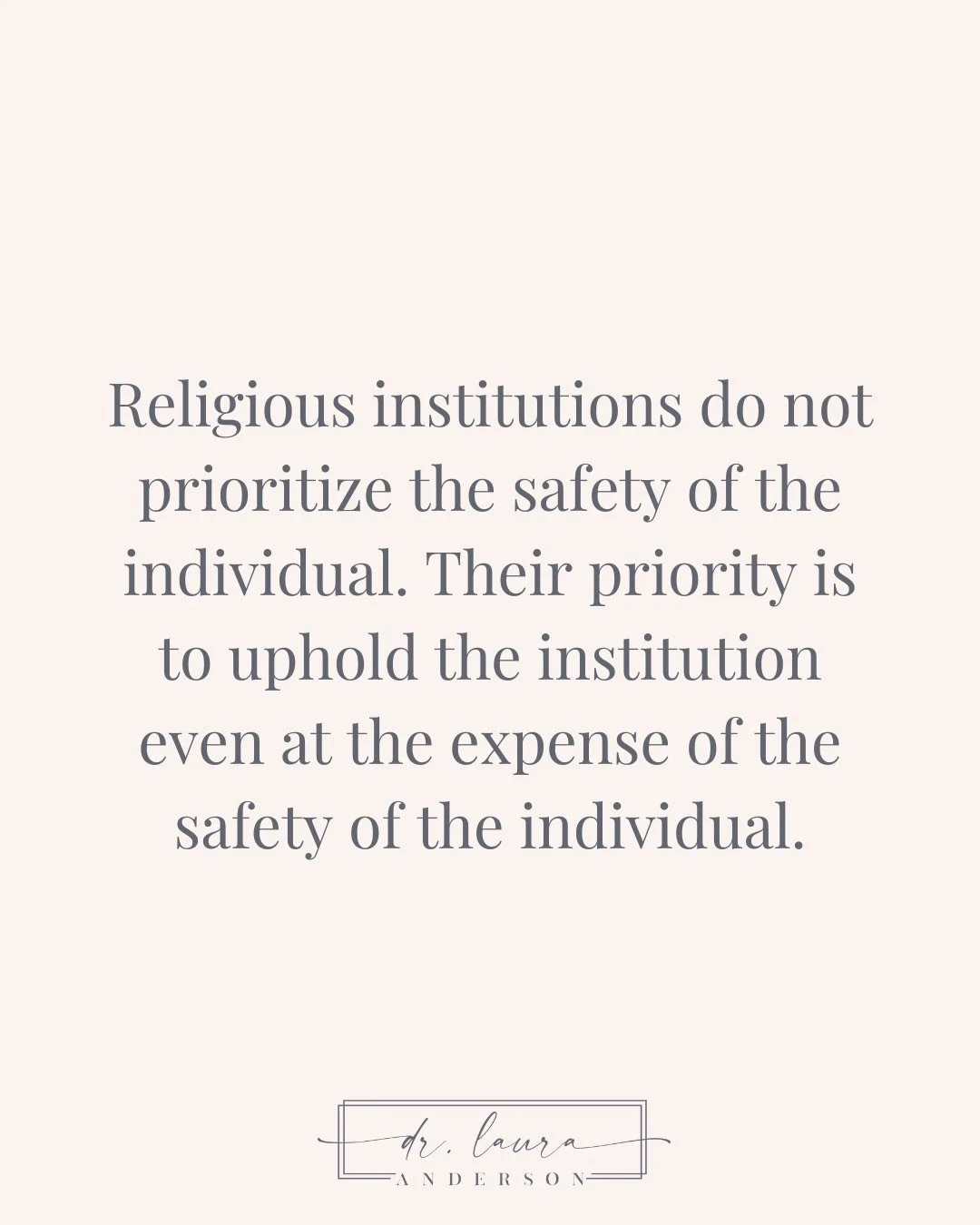 While most institutions would promote the idea that they exist to further a cause that is in service of the greater good and to make life easier for people, generally speaking, when push comes to shove, institutions will always prioritize the mission