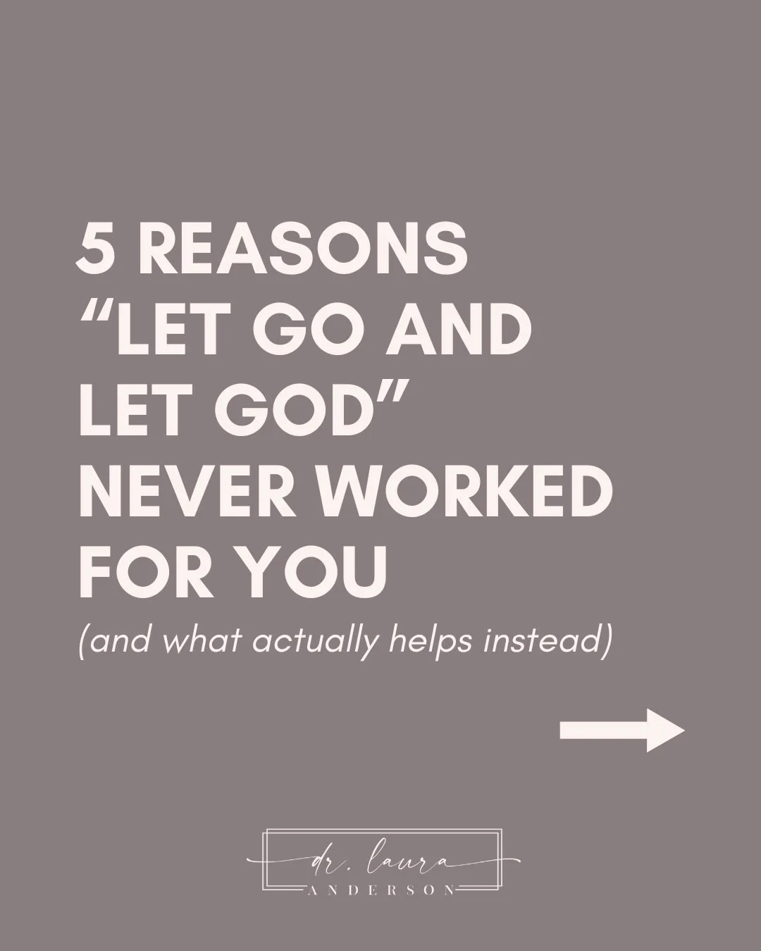 &ldquo;Let go and let God&rdquo; is often offered as comfort.
But for many people raised in high-control religion, it didn&rsquo;t bring peace. It brought more anxiety.

Because letting go wasn&rsquo;t something you were allowed to do safely. You wer