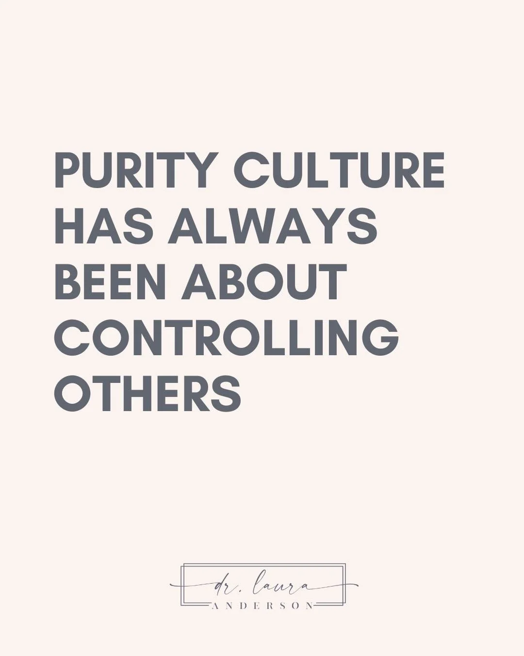 Purity culture has never truly been about personal morality&mdash;it has always been about control. It dictates how people, especially women and queer individuals, should dress, behave, and even think about their own bodies. By framing sexuality as s