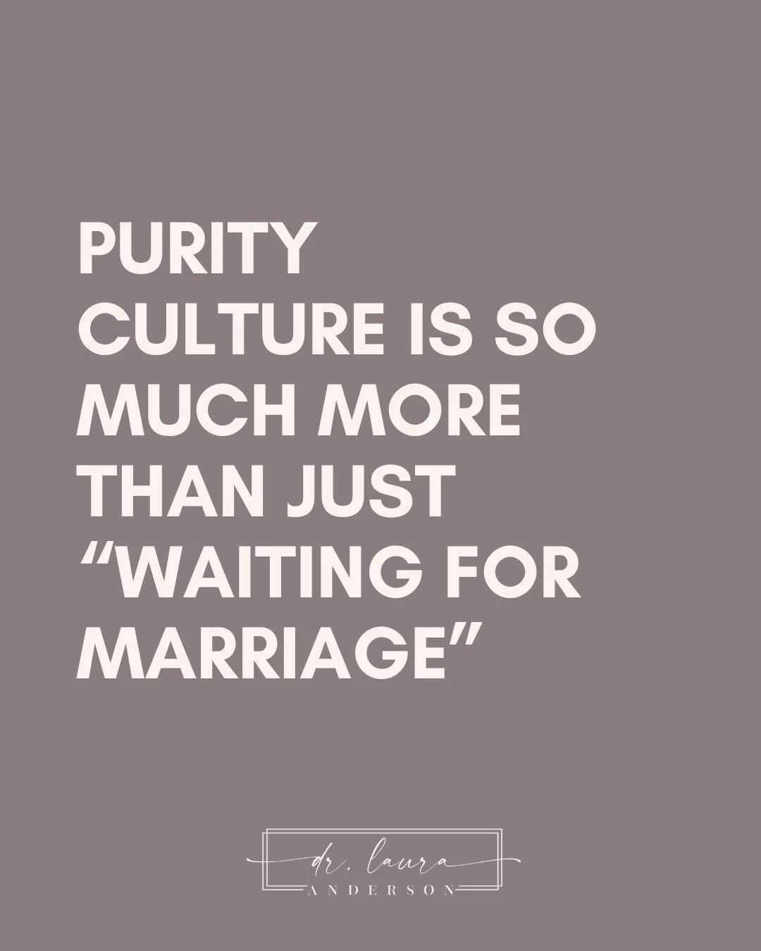 Purity culture isn&rsquo;t just about &ldquo;waiting&rdquo;&mdash;it&rsquo;s about fear-based control, body shame, and deep confusion around seggsuality and safety.

If you&rsquo;ve left a high-control religious group and find yourself:
-Struggling t