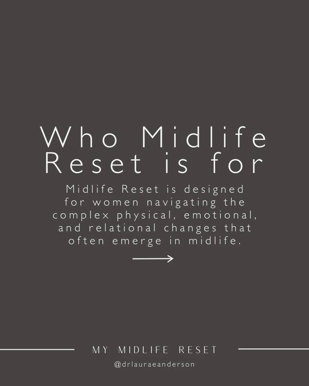 One of the things I began noticing in my work over the past several years is how many women reach midlife and feel like they are navigating a complicated set of changes with very little integrative support.

Some are experiencing hormonal shifts and 