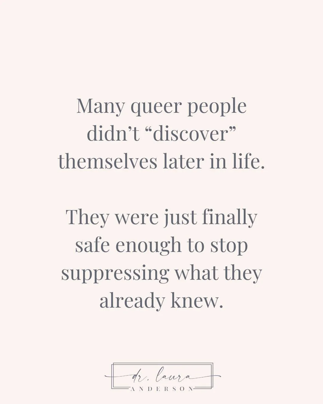 For many queer people raised in high-control religion, identity was not something that felt safe to explore openly. 

Areas like attraction, gender expression, curiosity, and desire were often met with fear, shame, punishment, or rejection.

So many 