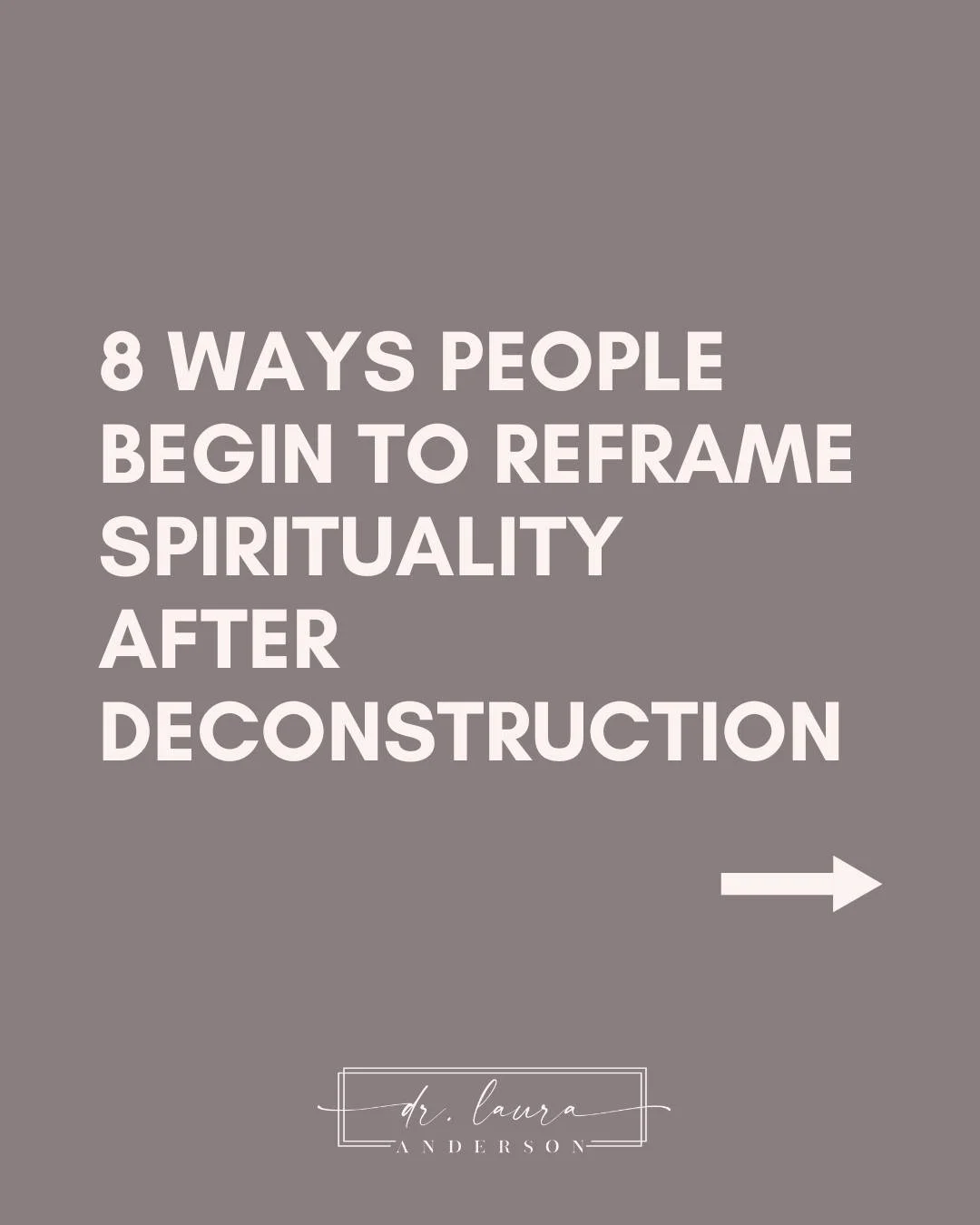 Many people believe that if you begin deconstructing your faith, it will inevitably lead to the loss of spirituality. To be fair, for some people, it does. But for others, it doesn&rsquo;t. More commonly, what changes is not whether spirituality exis