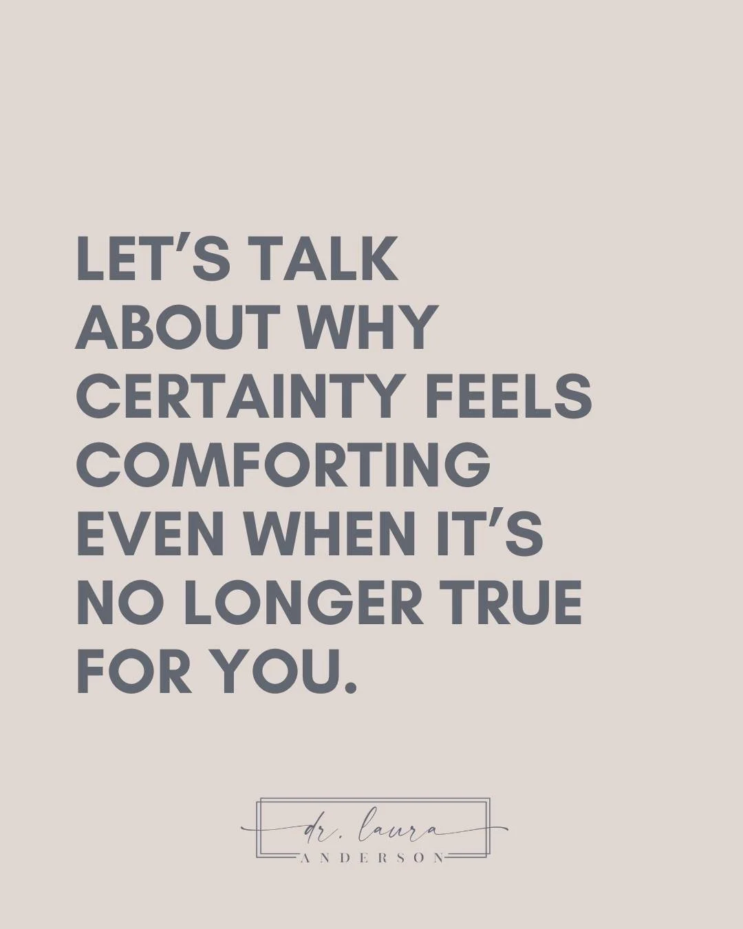 A humbling realization that emerges when someone is deconstructing: certainty and truth are not always the same thing. In high control religion, we were taught that certainty was a virtue. To be confident, unwavering, have answers, and know exactly w
