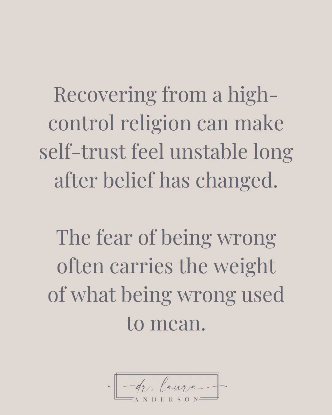 For many people who grew up in or participated in evangelical environments, being &ldquo;right&rdquo; wasn&rsquo;t just about accuracy. It was tied to responsibility, urgency, and concern for other people&rsquo;s spiritual wellbeing.
When belief syst