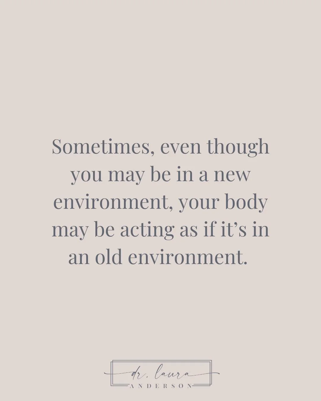 A confusing part of healing is that often your circumstances can change long before your nervous system catches up. You may no longer be in the high-control religion or unhealthy relationship&hellip;or surrounded by the people, expectations, or envir