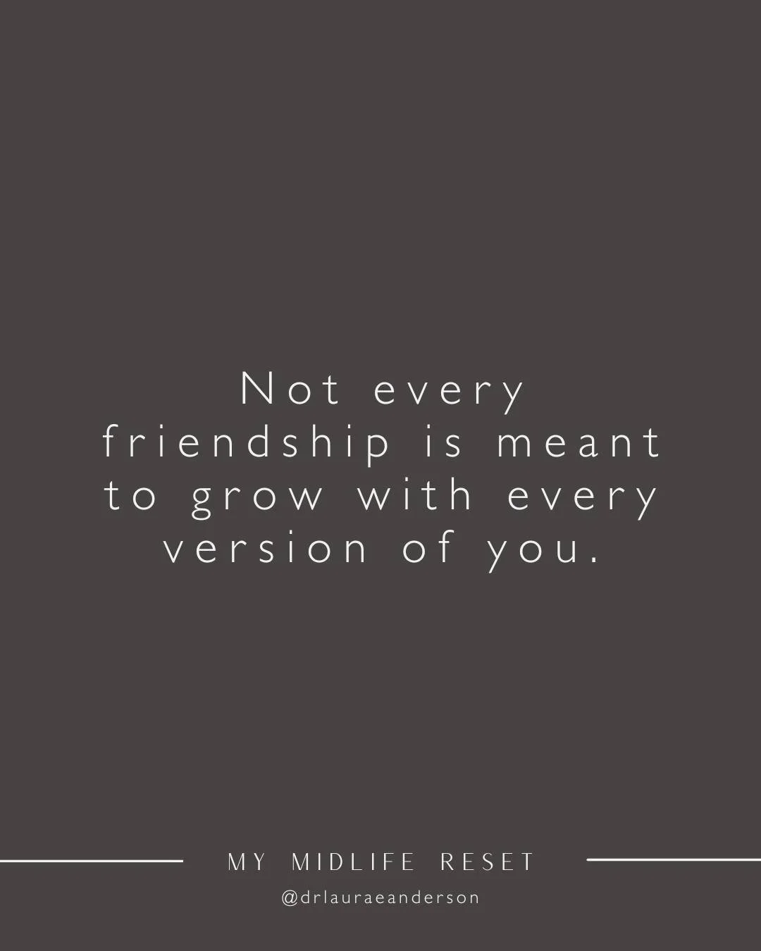 I think many women carry shame about friendship changes. As though every meaningful friendship should naturally continue forever. But that&rsquo;s rarely how human relationships work. The truth is that friendships often form around shared circumstanc