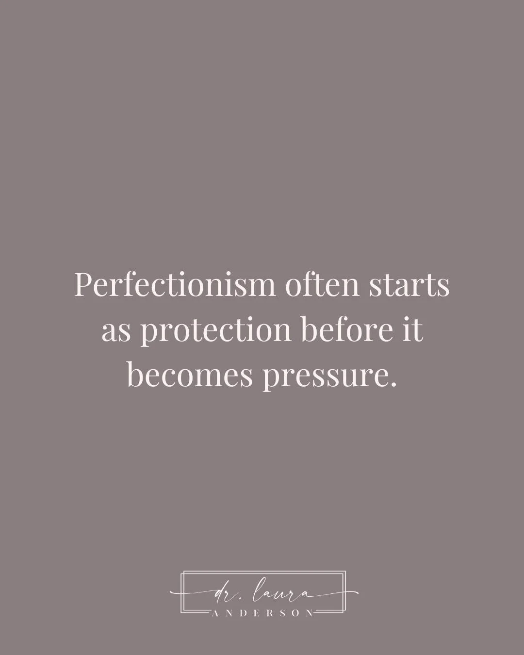 When mistakes once felt unsafe&mdash;emotionally, socially, or relationally&mdash;the nervous system learns to reduce risk by trying to stay ahead of them.

Over time, this can turn into patterns that don&rsquo;t always look like &ldquo;perfectionism